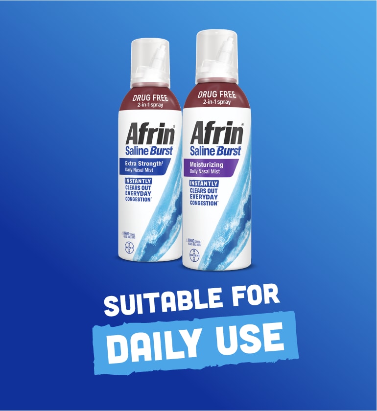Two new nasal mist with dual nozzle