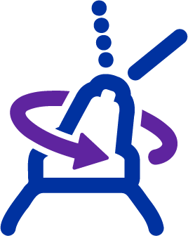 icon of spray nozzle which shows the product comes with dual nozzle technology